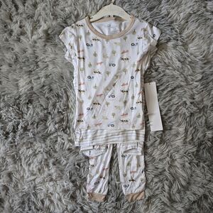 NWT Milkberry Matching 4 Piece Pajama Set - Size 24M